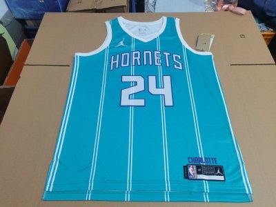 NBA Charlotte Hornets Brandon Miller 24 Teal Dri-FIT Icon Maillot